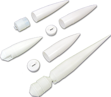 Load image into Gallery viewer, Estes 3162 NC-50 Nose Cone Pack – 4 Count, Plastic