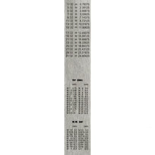 Load image into Gallery viewer, Stainless Steel 12" / 30cm Ruler - Imperial Inches and Metric Millimeters
