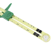 Load image into Gallery viewer, 5-in-1 Sliding Gauge Measuring Sewing Ruler Triangle Tool