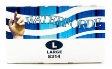 Load image into Gallery viewer, Waterforde 100 Count Large Medical Grade Powder-Free Latex Gloves, 5 Mil