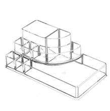 Load image into Gallery viewer, Clear Acrylic Makeup Organizer with 3 Large Drawers - Chest Case Holder for Lipstick, Cosmetics, and Jewelry