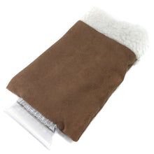 Load image into Gallery viewer, Snow and Ice Scraper with Glove, Windshield Ice Remover (Tan Color)