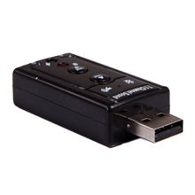 Load image into Gallery viewer, USB External Sound Card Audio Adapter with Headphone Output and Microphone Input