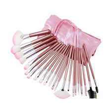 Load image into Gallery viewer, 22 PCS Professional Makeup Brush Set Case (Pink)
