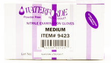 Load image into Gallery viewer, Waterforde 100 Count Medium Powder-Free Nitrile Exam Gloves – 4 Mil