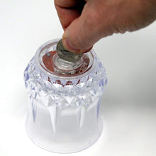 Load image into Gallery viewer, Liquid Activated Light-Up Flashing LED Drinking Cups Tumblers - Holds 7 Ounces, Batteries Included - Fancy Plastic Clear Crystal (24)