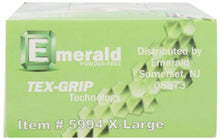 Load image into Gallery viewer, Emerald 100 Count SIZE X-LARGE Powder-Free Latex Exam Gloves, 5 Mil