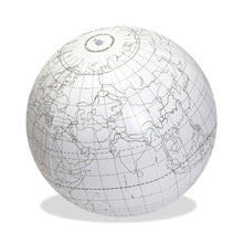 Load image into Gallery viewer, Students in all grades can practice their geography skills with this inflatable and writable globe | This ball may be used over and over again with a wet erase marker | Includes repair patch | For all grades and ages from 5 to 18 years | 24" Diameter