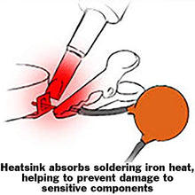 Load image into Gallery viewer, Solder Aid Kit - Includes Brush, Scraper, Knife, Hook, Awl, Fork, and Heatsink - Useful Tools for Surface Preparation, Soldering, and Desoldering