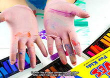 Load image into Gallery viewer, 100 Count ADULT SIZE Colored Latex Gloves for Crafting (Pink, Orange, Blue, Green, Purple)