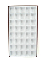 Load image into Gallery viewer, Polystyrene 40 Cell Storage Box with Tray for Rock and Mineral Specimens