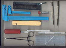 Load image into Gallery viewer, ProEdge 30850 Airplane Modeler's Tool Chest Hobby Knife Set Precision Cutting Tools Kit with Wooden Storage Box