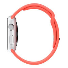 Load image into Gallery viewer, Sports Soft Silicone Rubber Fitness Replacement Wrist Watch Band Strap for Apple 38mm and 40mm iWatch (Compatible for Wrist Circumference Length 140-180mm - Pink)