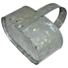 Load image into Gallery viewer, 2 Pack Farmhouse Salt and Pepper Shakers with Caddy Sets - Rustic Vintage Style - Galvanized Steel