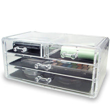 Load image into Gallery viewer, Acrylic Jewelry & Cosmetic Storage Display Box (9.5" x 5.5" x 4.5")
