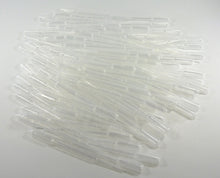 Load image into Gallery viewer, 100 Pack 3mL Transfer Pipettes with 0.5mL Graduation Intervals, Polyethylene Plastic