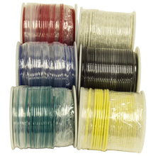Load image into Gallery viewer, Solid 20 Gauge Hook Up Wire Kit - Includes 6 Different Color 100 Foot Spools, Tinned Copper, PVC Insulated