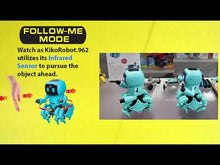 Load and play video in Gallery viewer, OWI Inc KikoRobot.962 | 192 Piece Do-It-Yourself Robot Kit with Infrared Sensor and Artificial Intelligence - AI Mode or Follow-Me Mode Using I/R