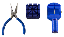 Load image into Gallery viewer, 16 Piece Watch Repair Kit - Open Watch Backs, Change Bands, Replace Batteries, and More