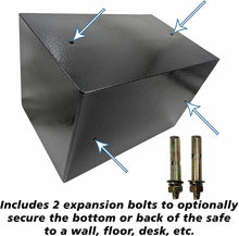 Load image into Gallery viewer, Electronic Safe with Digital Keypad, Program your own 3 to 8 Digit Pin, Includes 2 Emergency Keys and Mounting Bolts, Battery Operated Lock Box