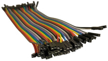 Load image into Gallery viewer, 40-Pin Female to Female Jumper Wire Cable, Dupont F to F, 8-inch Length