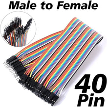 Load image into Gallery viewer, 40-Pin Male To Female Jumper Wire Cable, Dupont M to F, 8-inch Length