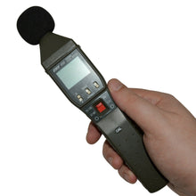 Load image into Gallery viewer, Handheld Sound Level Meter, 3½ Digit, A and C Frequency Weighting of the RMS Signal, F and S Time Weighting and Max Level Indication, Tripod Mountable