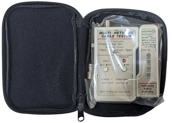 UTP / STP / Coaxial and Modular Cable Tester