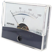 Load image into Gallery viewer, Analog Voltage Meter 0-150V (2.4&quot; x 1.9&quot;)
