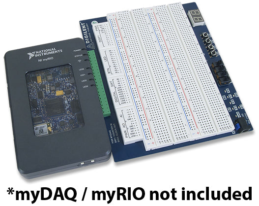 My Rio National Instruments Digilent myDigital Protoboard for NI (National Instruments) myDAQ & my ...