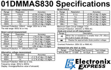 Load image into Gallery viewer, Digital Multimeter 3½ Digit 1999 Counts LCD Display, AC/DC to 600V, Current to 10A, Measures Resistance, Continuity / Diode / Transistor Test
