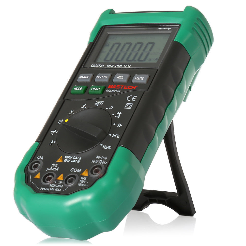 Mastech Digital AC/DC Auto/Manual Range Digital Multimeter (MS8268