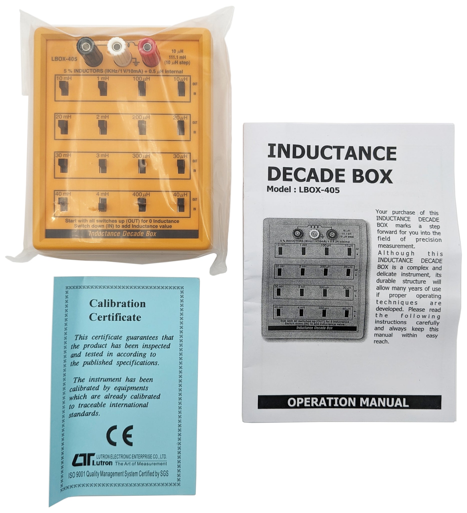 Decade Load Inductance Decade Box, Four Decades, 10uH to 111.1mH (10uH per step ...
