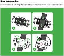 Load image into Gallery viewer, 10 Pack BBC Micro:bit Wearable Holders - Includes Flexible Rubber Holders and Fastening Straps
