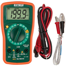 Load image into Gallery viewer, Extech Digital Manual Ranging Multimeter, AC &amp; DC Voltage to 600V, DC Current to 10A (MN35)
