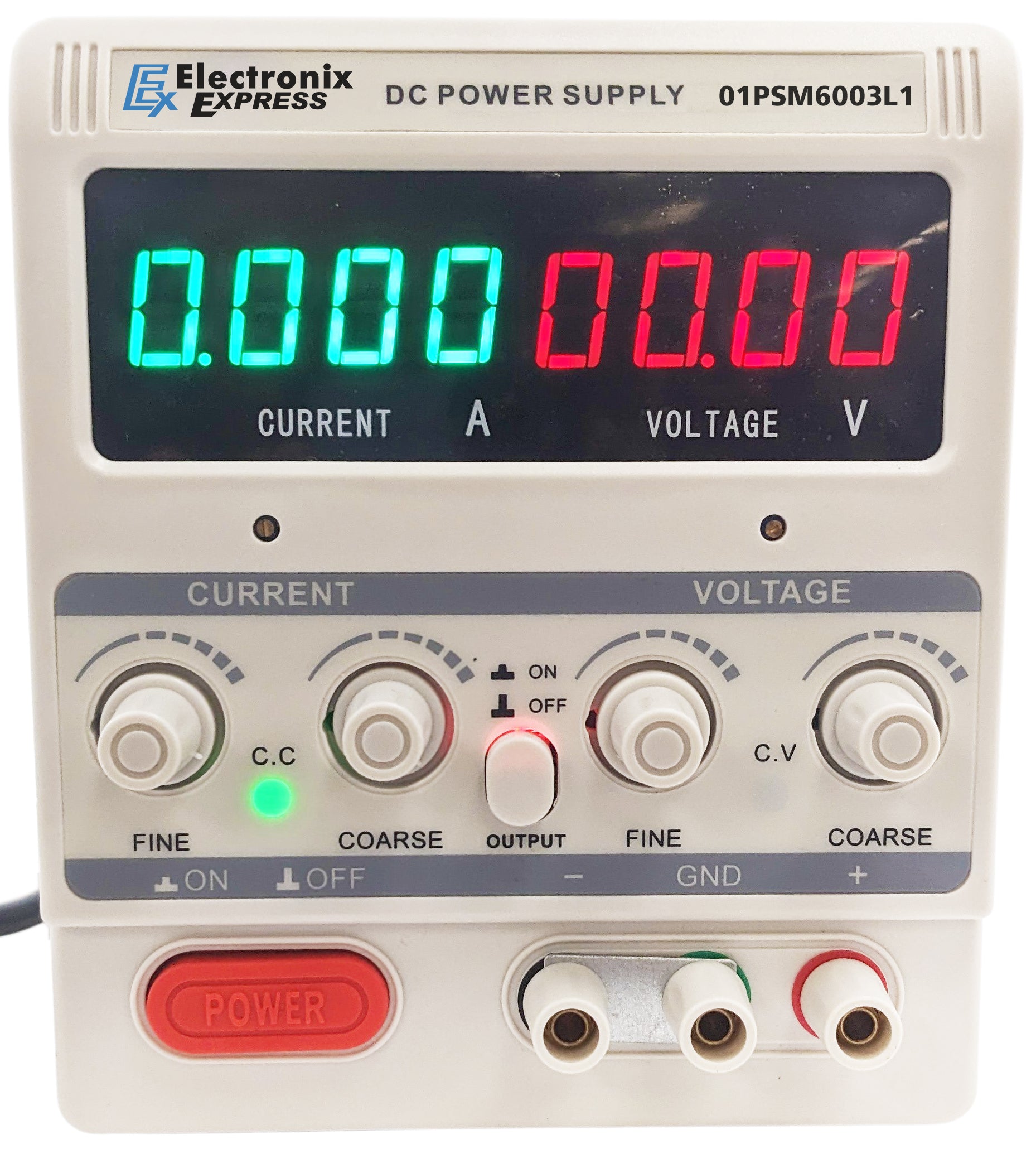 Single Output Linear DC Power Supply with LED Display (Voltage adjusta ...