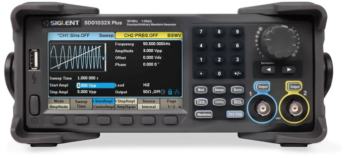 Siglent SDG1032X Plus - 30 MHz, 2 Channel Function/Arbitrary Waveform Generator