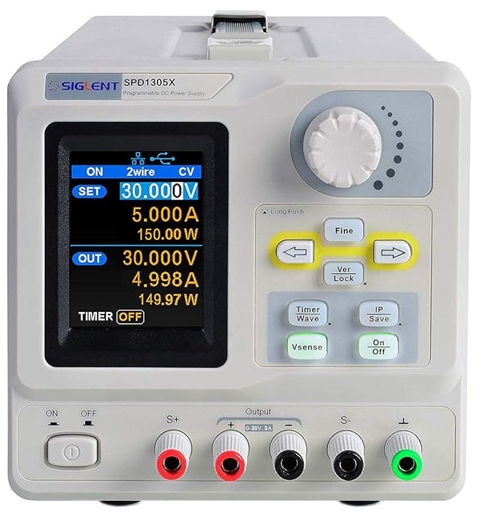 Siglent Programmable DC Power Supply, 1 Channel, 30V / 5A, 150W (SPD1305X)