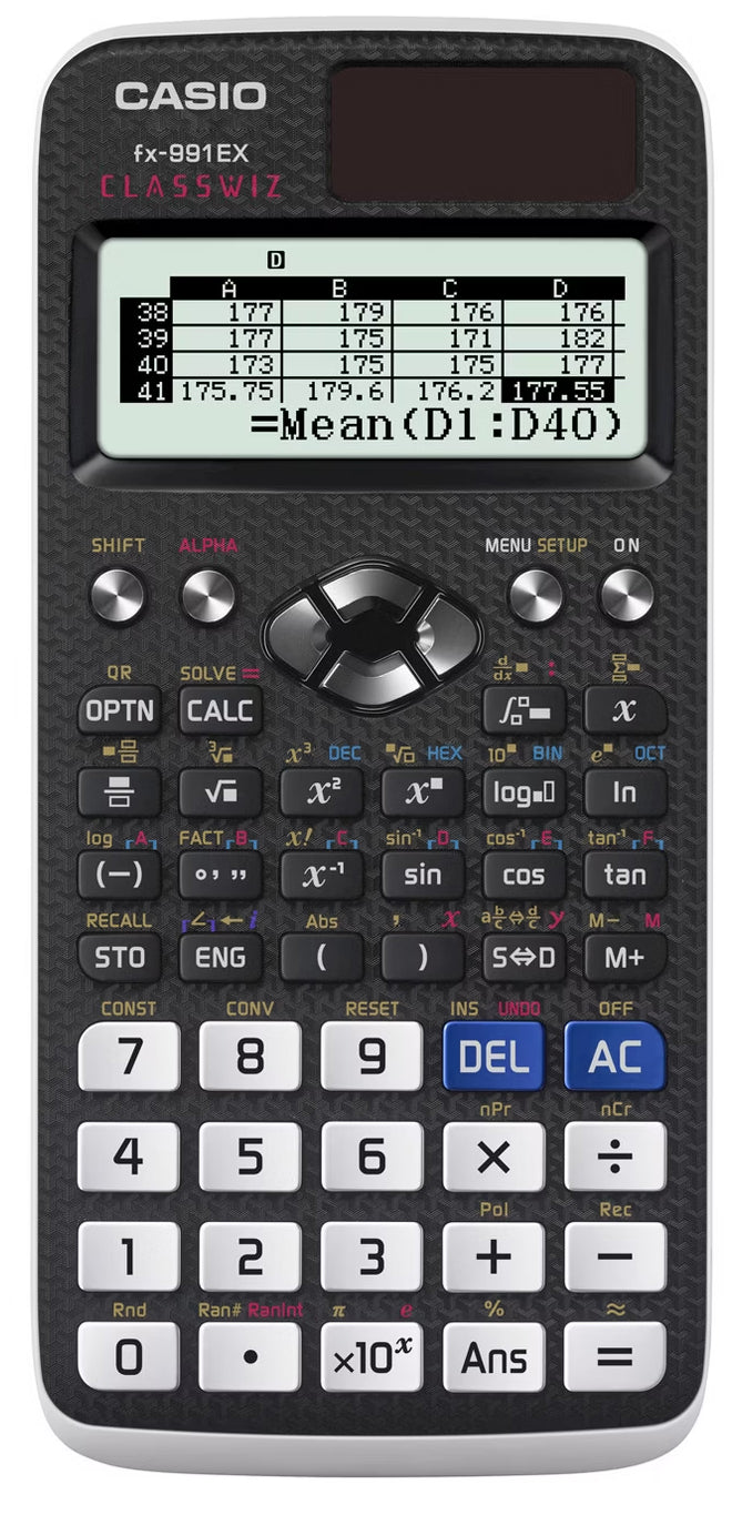 Casio Scientific Calculator with Spreadsheet Functionality (FX-991EX)