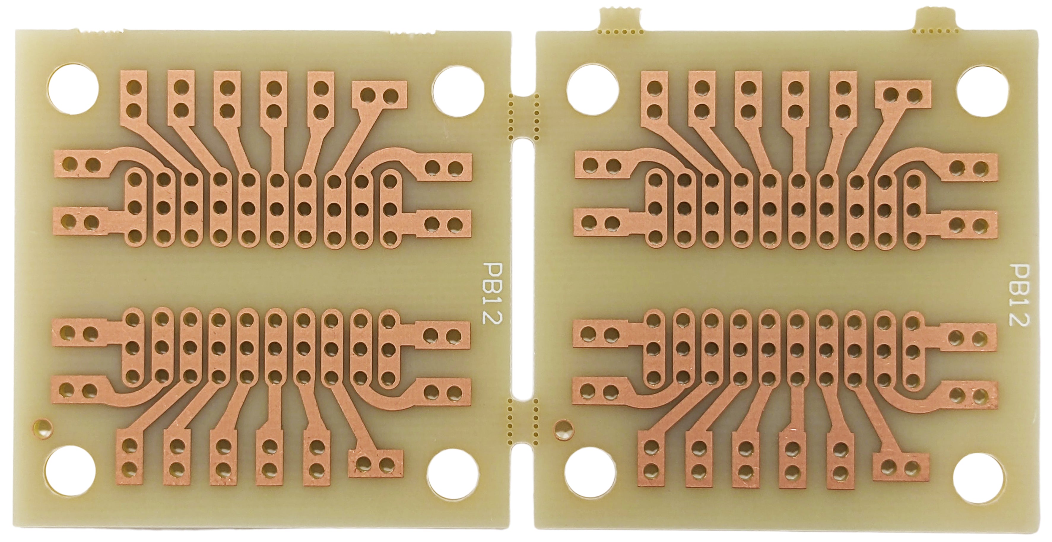 Small 3.54" x 1.73" Prototyping IC PC Board, Accepts up to DIP-20 Pack ...