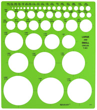 Load image into Gallery viewer, Westcott Large and Small Circles Template (T-831)
