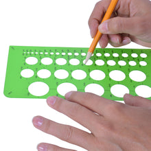 Load image into Gallery viewer, Westcott Small Circles Template - Diameters ranging from 1/16&quot; to 1&quot; (T-800)
