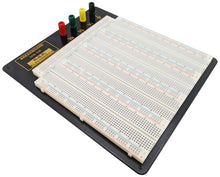 Load image into Gallery viewer, 3220 Tie Point Solderless Breadboard with 4 Binding Posts, Metal Backplate with Rubber Feet, 10.2&quot; x 9.4&quot;
