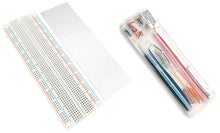 Load image into Gallery viewer, Solderless Breadboard 830 Tie Points with 70 Pcs Jumper Wire Kit
