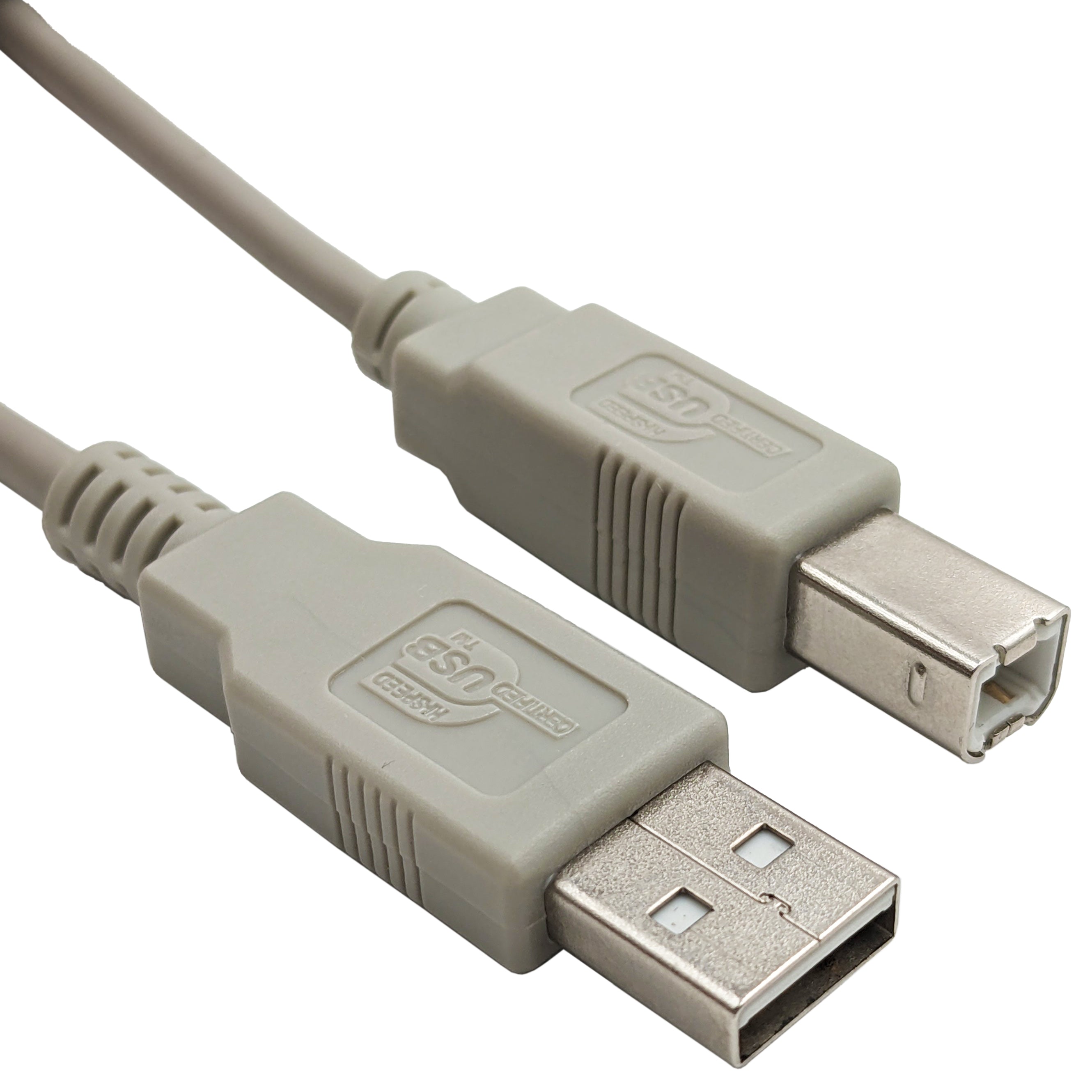 Beige 3-foot USB 2.0 Type A Male to Type B Male Cable – SciencePurchase