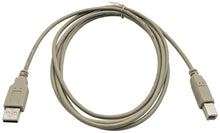 Load image into Gallery viewer, Beige 6-foot USB 2.0 Type A Male to Type B Male Cable
