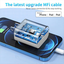 Load image into Gallery viewer, USB C Charger Block 20W, Type C Wall Charger, Power Adapter Brick Fast Charger for Phone 16/16 Pro/15/14, Galaxy, Pixel, AirPods
