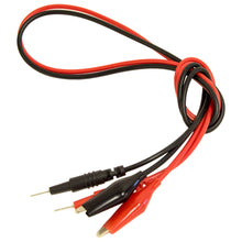 Load image into Gallery viewer, 24&quot; Alligator to Test Pin Lead Set, Includes 1 Red and 1 Black Cable
