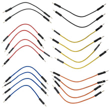 Load image into Gallery viewer, 20 Piece 4-inch Male to Male Jumper Wires for Solderless Breadboard, 22 Gauge, Includes 5 Different Colors
