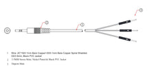 Load image into Gallery viewer, 5 Pack 3.5mm Breakout Stereo Male Cable to 3x Dupont Male, 6 Feet Total Length
